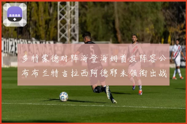 多特蒙德对阵海登海姆首发阵容公布布兰特吉拉西阿德耶米领衔出战